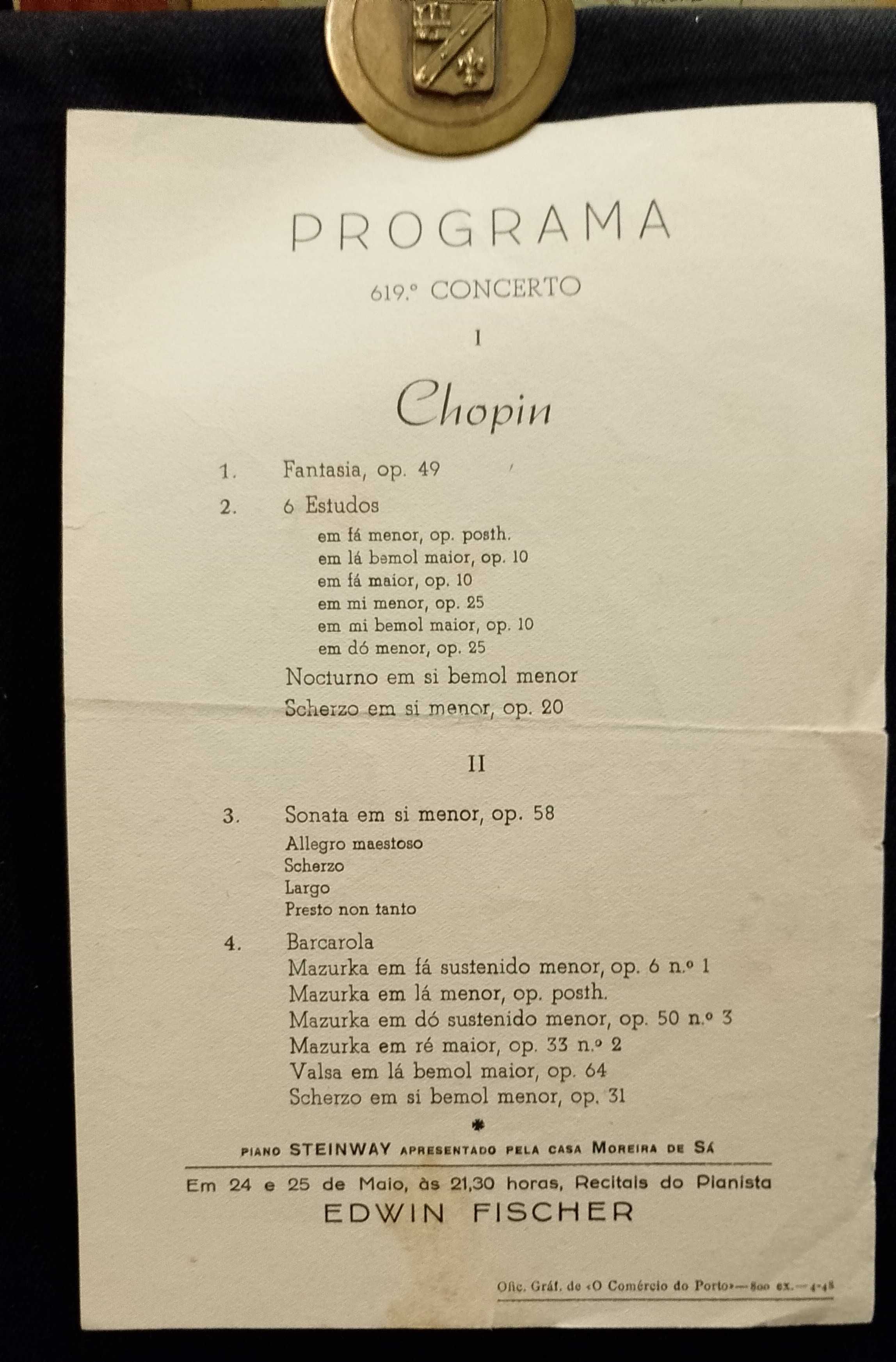 Programa Orpheon Portuense 1948 Nikolai Orloff