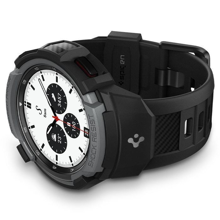 Pasek Spigen Rugged Armor Pro do Galaxy Watch 4 Classic 42mm Szary