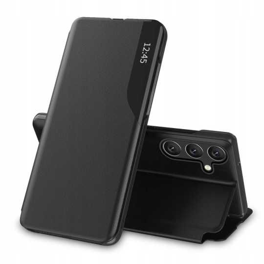 Etui Zamykane TECH-PROTECT Flip View Pro do Xiaomi Redmi 10C Czarny