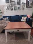 Stół, stolik kawowy drewniany, dębowy Ikea.
