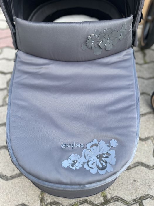 zestaw 2w1 Cybex Priam Simply Flower Grey