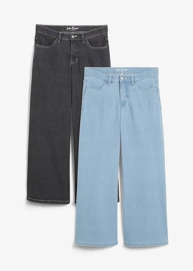 B.P.C jeansy rybaczki ze stretchem 2-pak ^38