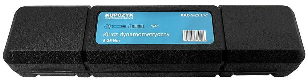 Klucz dynamometryczny Kupczyk 1/4 5-25 Nm + blokada KKD 5-25 1/4"