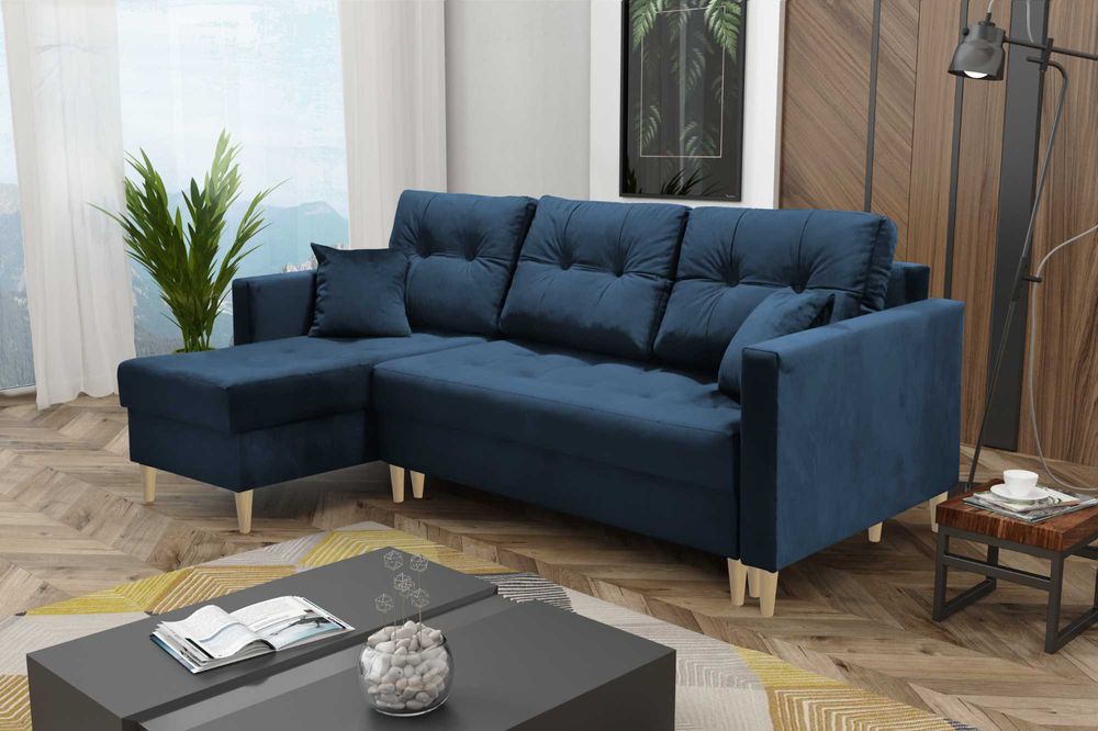 Narożnik Skand! 2 Pojemniki na Pościel! Promocyjna Cena Hit!