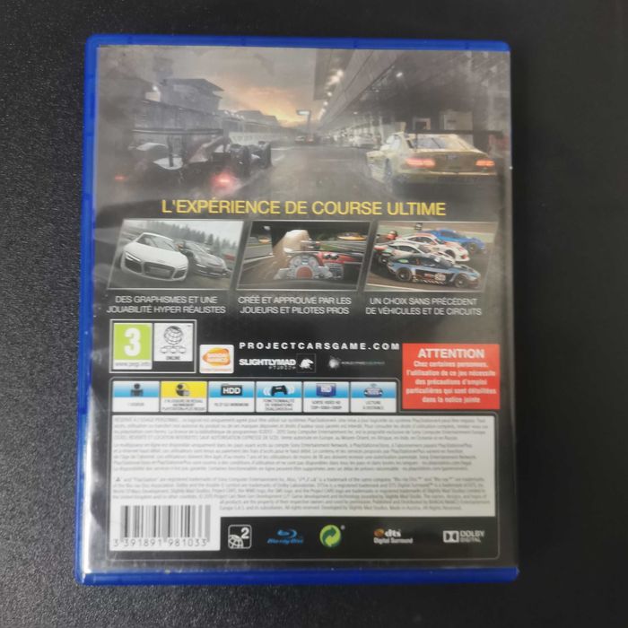 Project Cars PS4