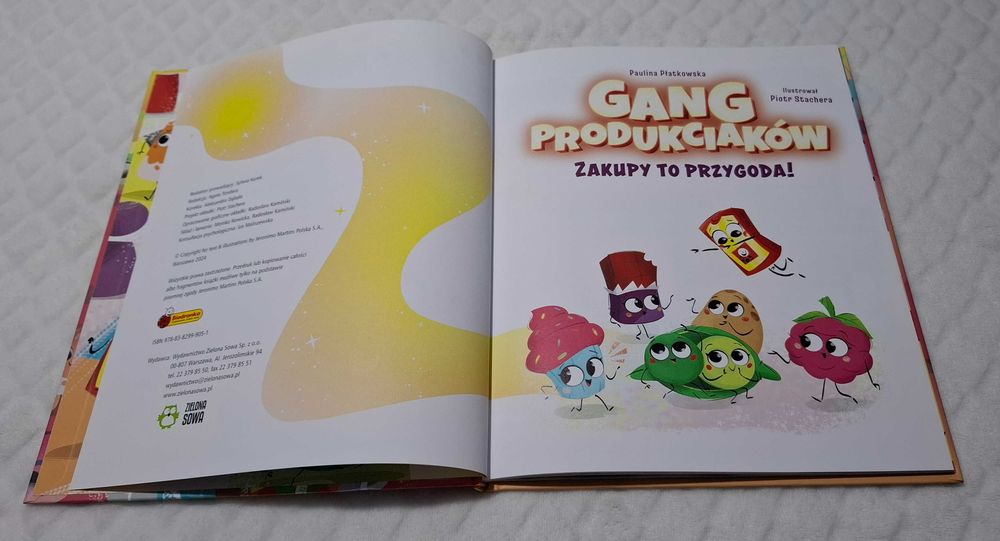 Gang produkciaków, zakupy to przygoda Płatkowska Książeczki dla dzieci