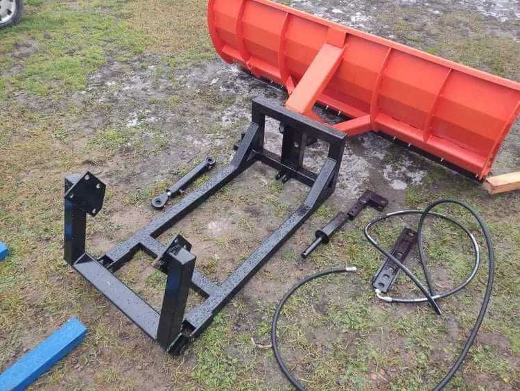 Pług do odśnieżania dróg chodników do różnych ciągników Dowozimy