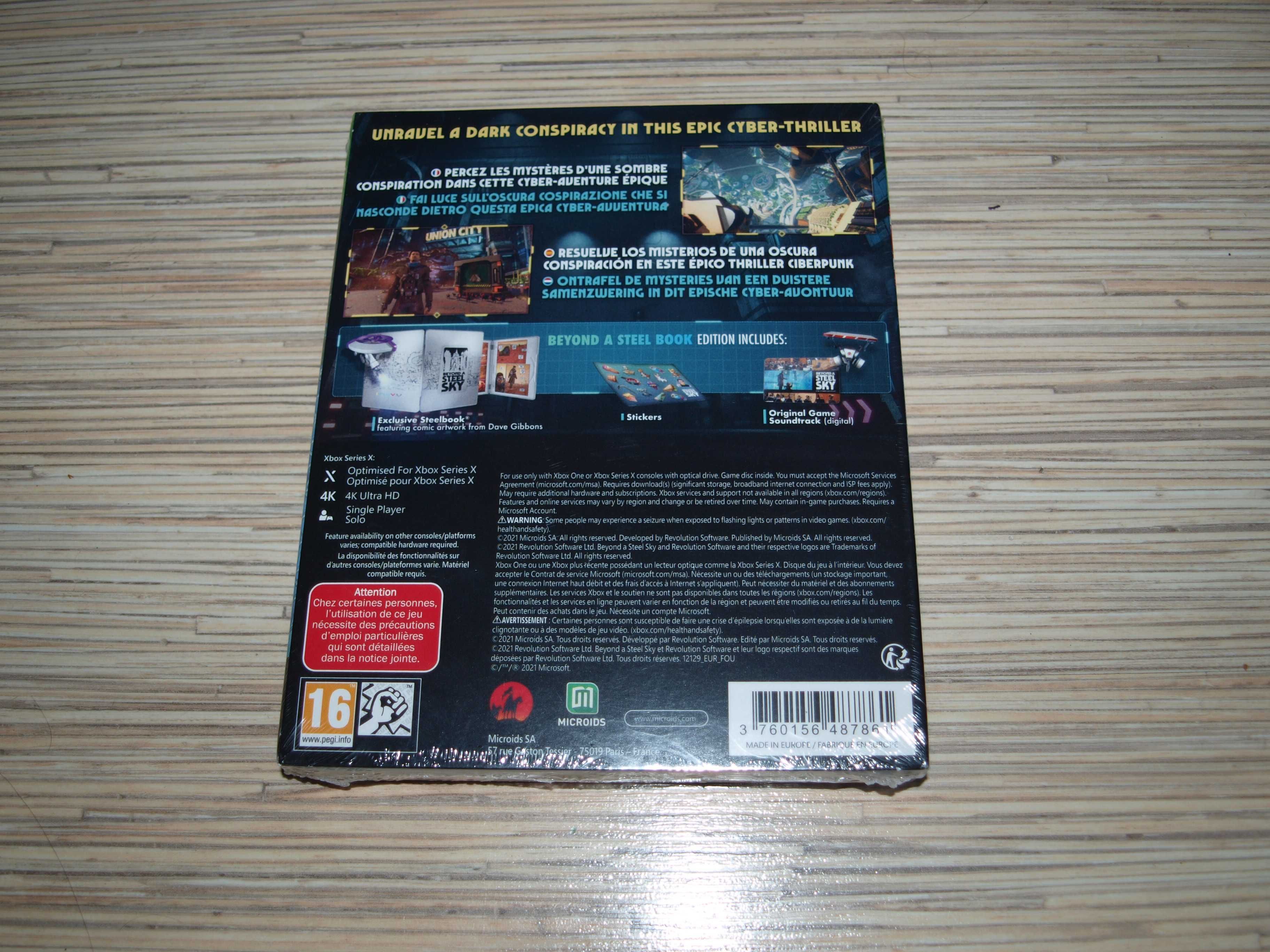 Gra Beyond a Steel Sky Beyond SteelBook xbox one/series x nowa!!