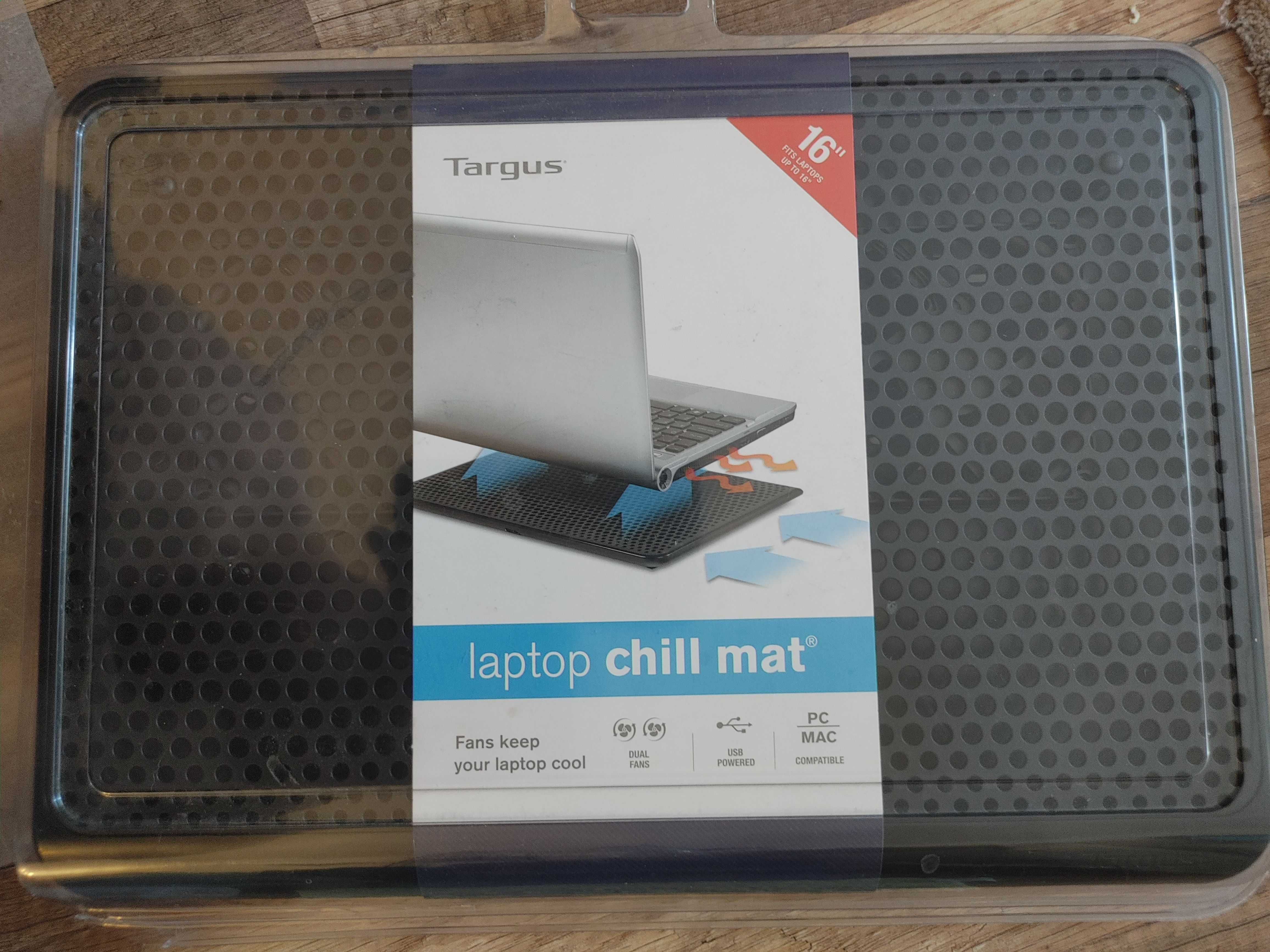 Podstawka chłodząca pod notebooka TARGUS Chill Mat (2 fany, wiatraki))