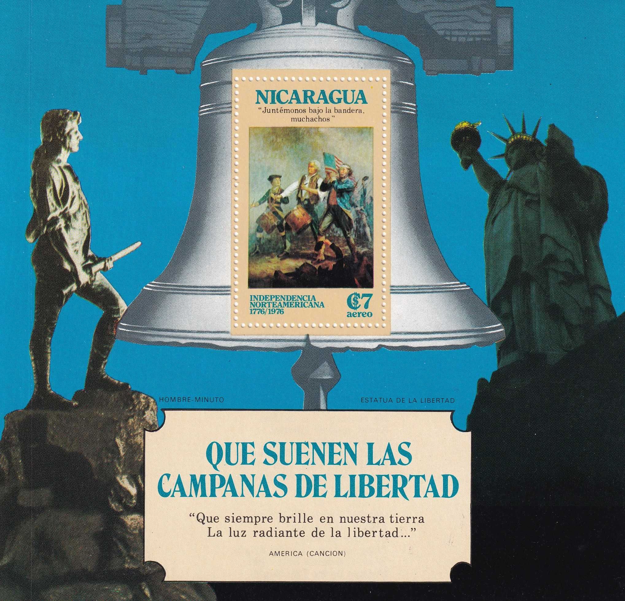 Nikaragua 1975 bl.84 cena 5,90 zł kat.3€