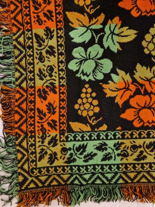 Narzuta kolorowa PRL