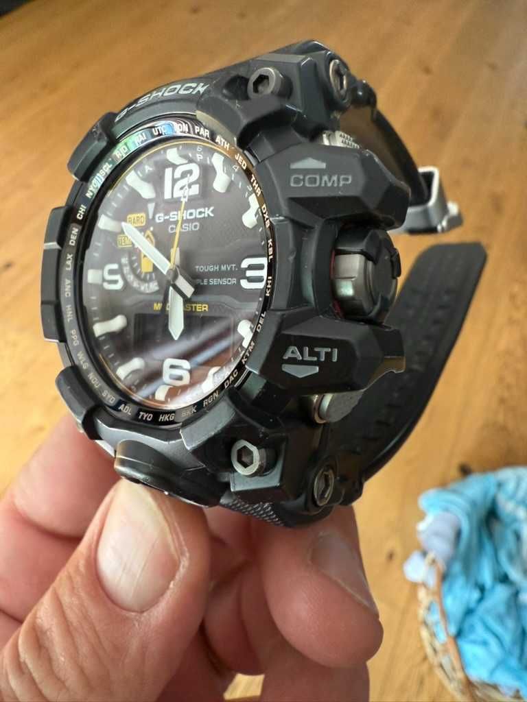 Zegarek Casio G-Shock GWG-1000-1A3JF Mudmaster Multiband 6 Radio Solar
