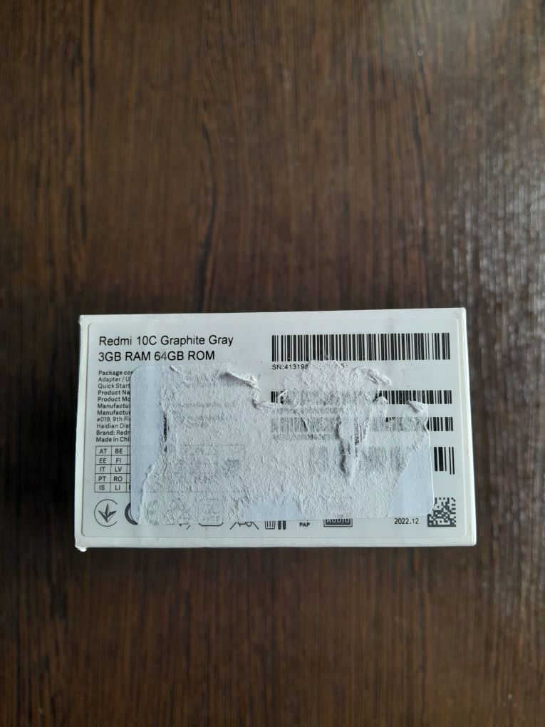 Смартфон  Redmi 10C 3/64GB  NFC Graphite Gray