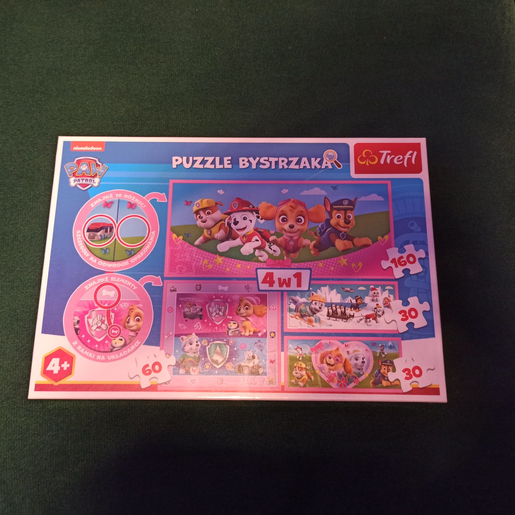 Puzzle Bystrzaka 4W1 PSI PATROL TREFL 4+