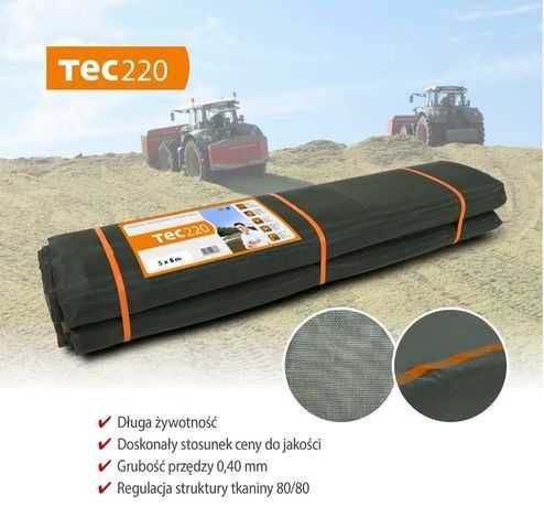 Niemiecka jakość,Ochronna SIATKA na pryzmy,silosy,kiszonki TEC Zill220