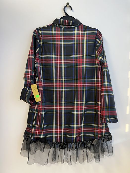 Koszula damska tunika czerwona kratka r.uniwersalny