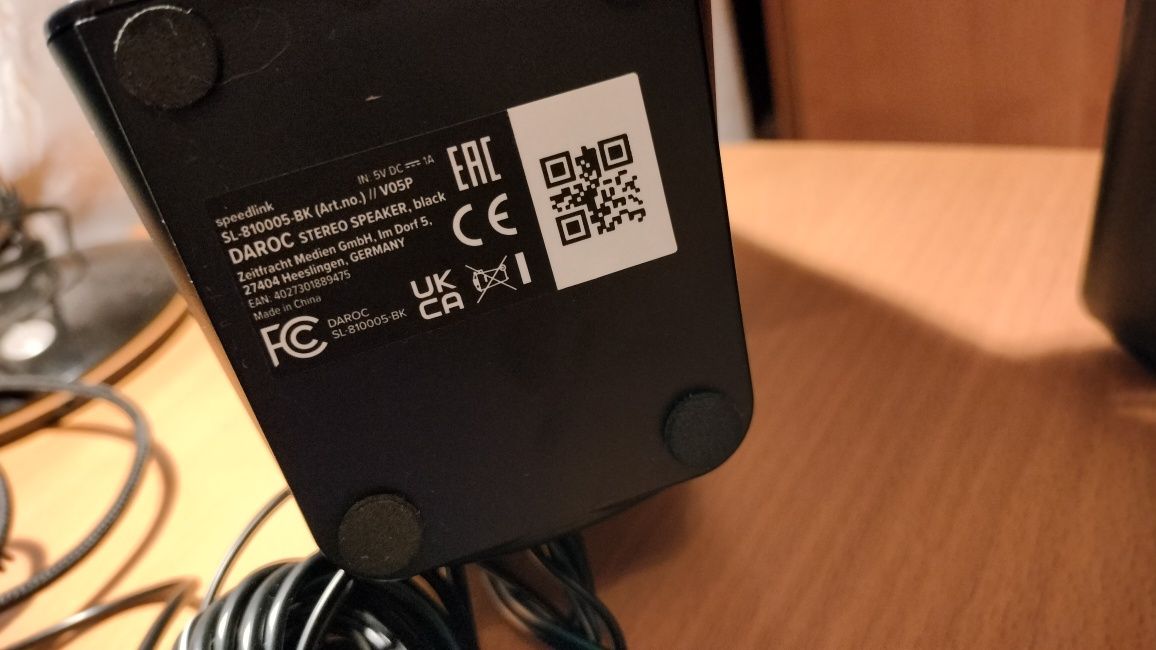 Głośniki speedlink Daroc do komputera laptopa