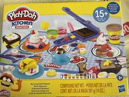 Playdoh zestaw kitchen creations morning cafe playset nowy