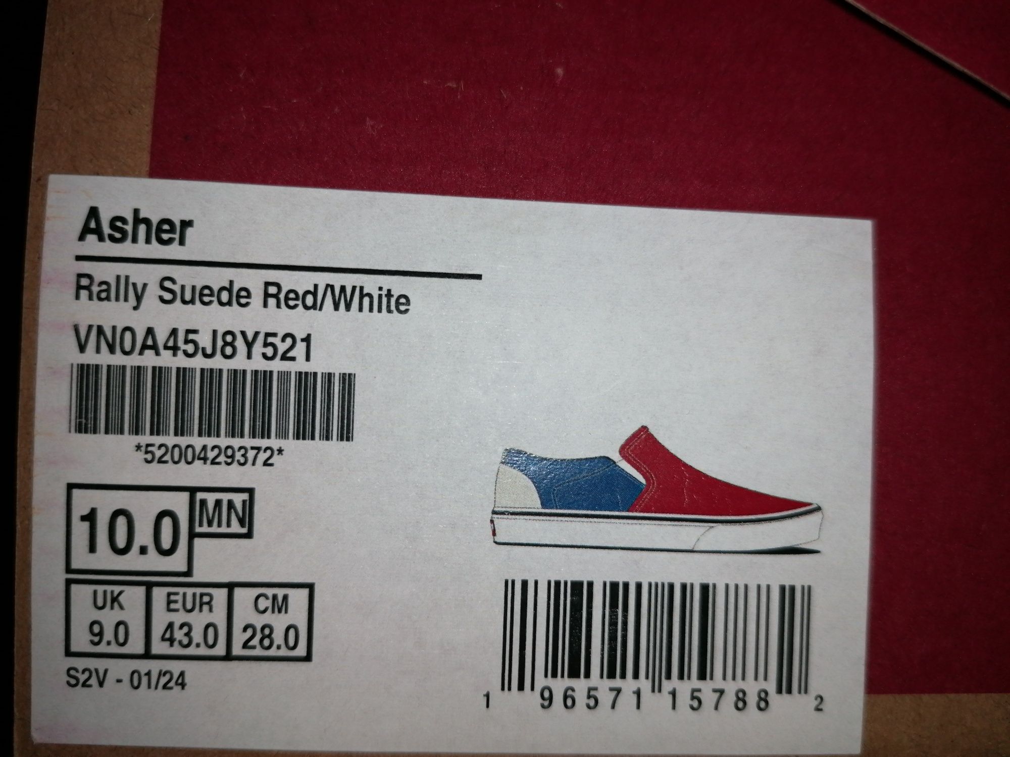 Nowe Vans Asher 43