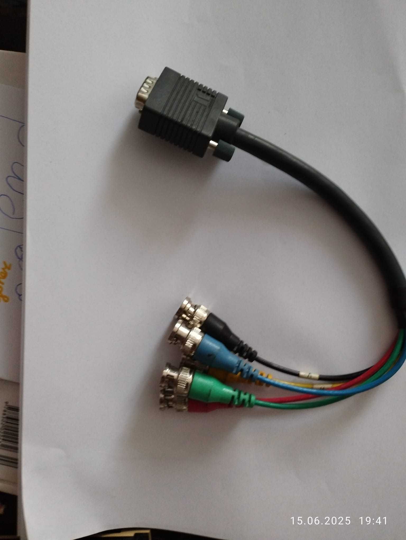 Kabel VGA do 5BNC konwersja RGBHV