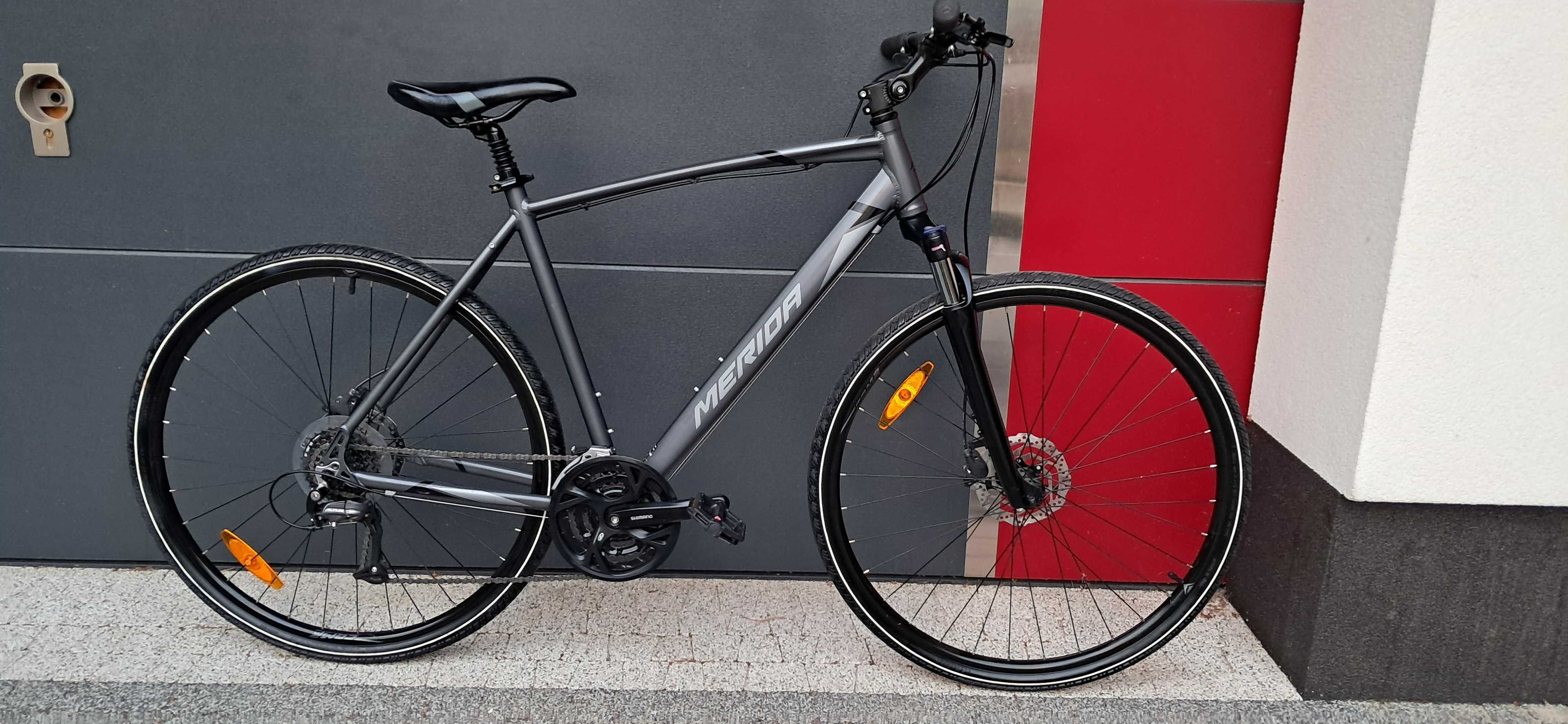 Fajny rower krossowy Merida Crossway Shimano hydraulkia 55 cm