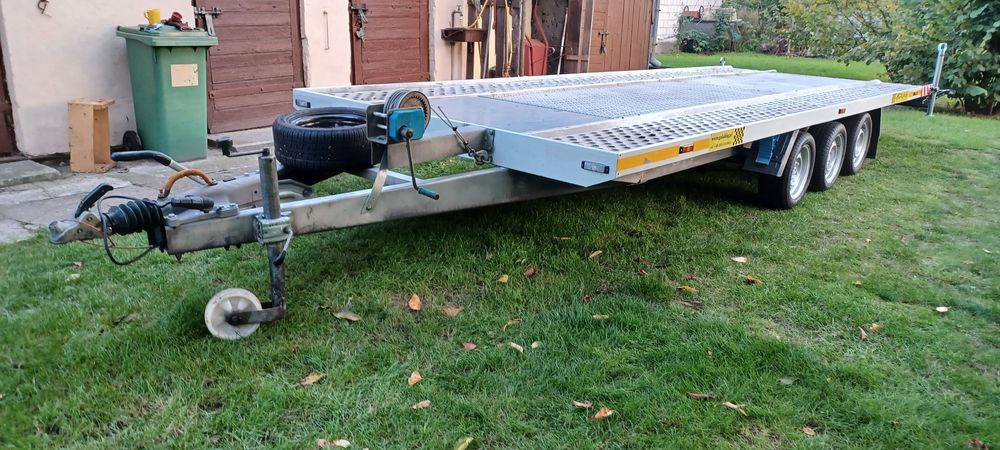 REZERWACJA Przyczepa Laweta "SYRIUSZ"6,20/2,15m DMC 3,5T Trzy Osie