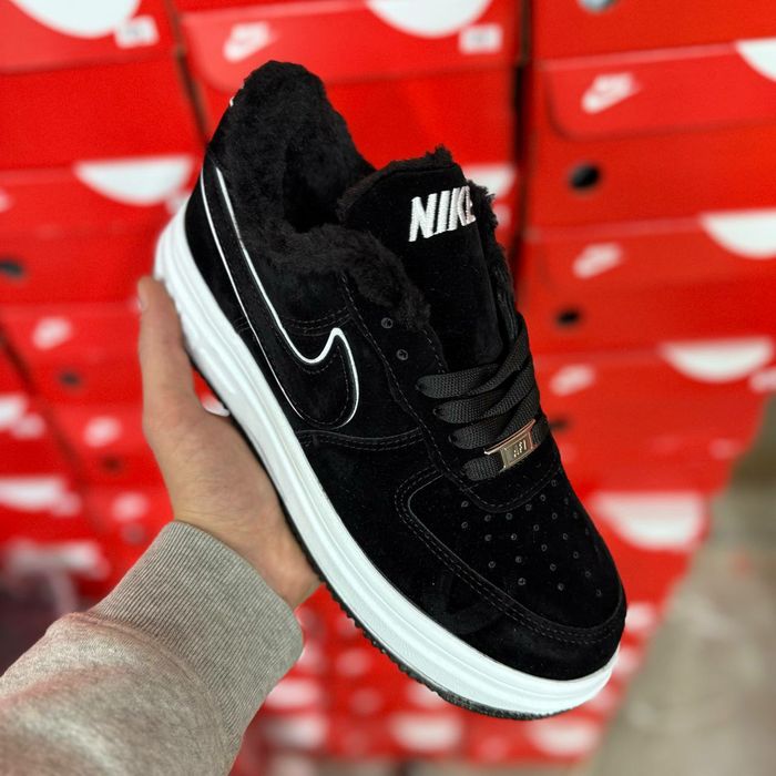 Зимові кросівки Nike Air Force, теплі кросівкі, чоловіче зимове взуття