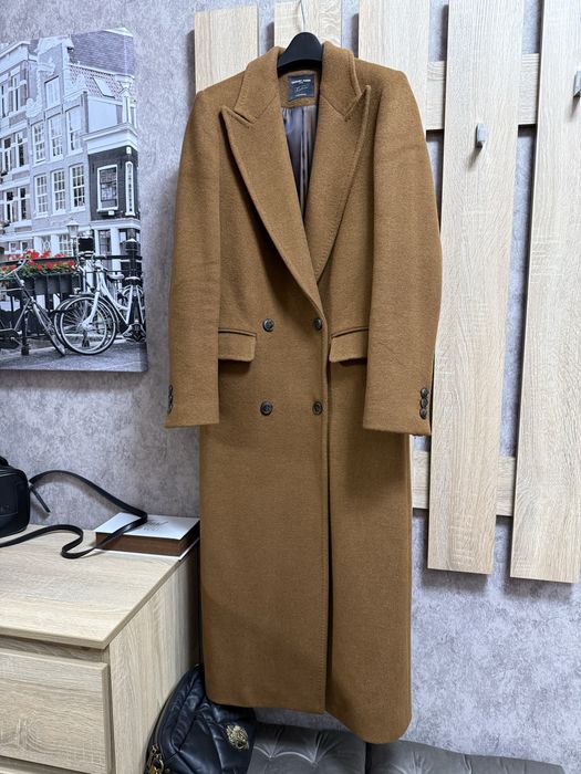 Пальто осіннє коричневе xs