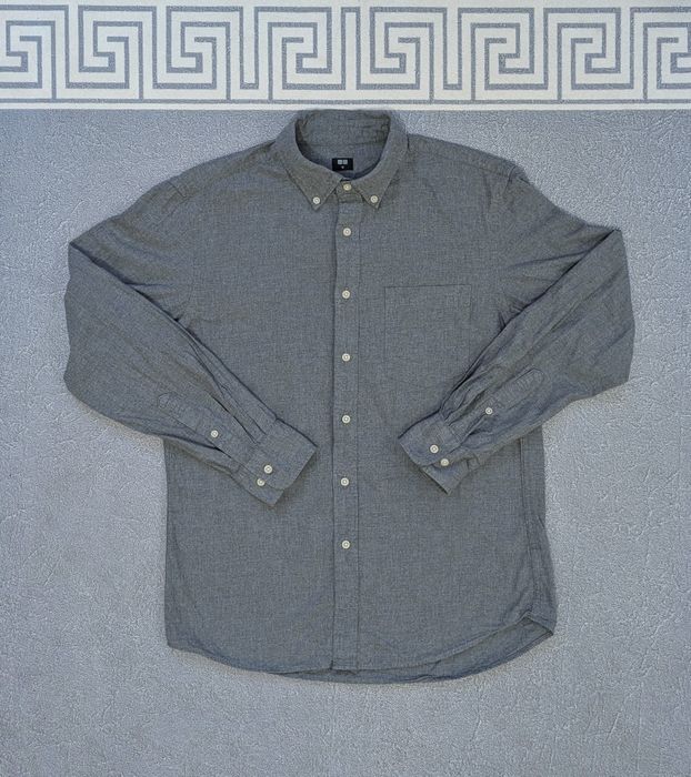 Uniqlo сорочка сіра