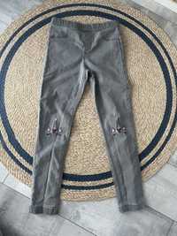 Spodnie dżinsy jeginsy dla dziewczynki 140