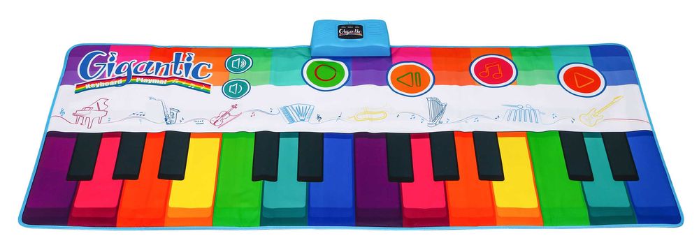 Edukacyjna Mata Muzyczna Pianinko Dla Dzieci Duży Keyboard SLW918A