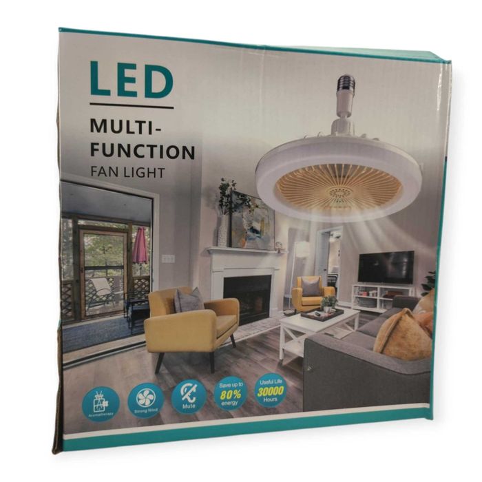 Wentytylator sufitowy led z pilotem
