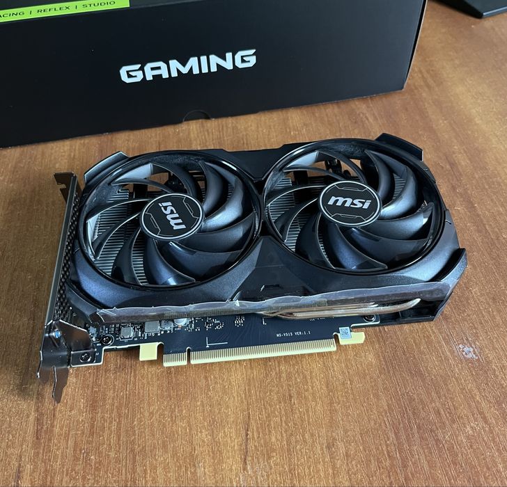 Відеокарта MSI GeForce RTX 4060 Ti 8gb VENTUS 2X BLACK OC