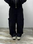 Широкі чорні джинси Baggy Loose fit широкие джинсы wide leg opium