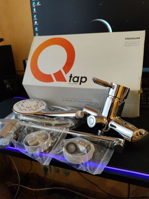 Змішувач для ванни Qtap Elit CRM 005 NEW