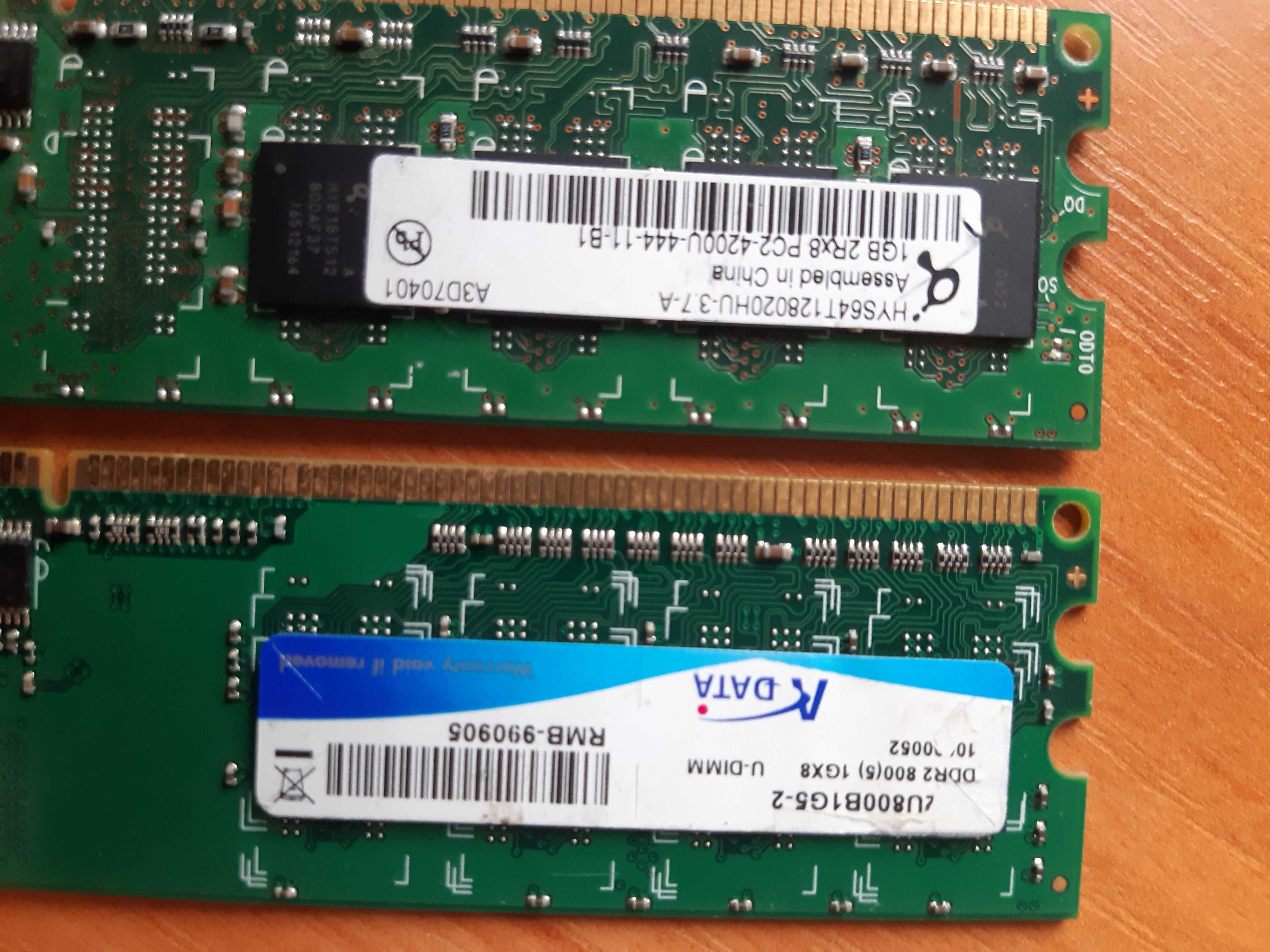 Kości RAM DDR2 2 x 1 GB
