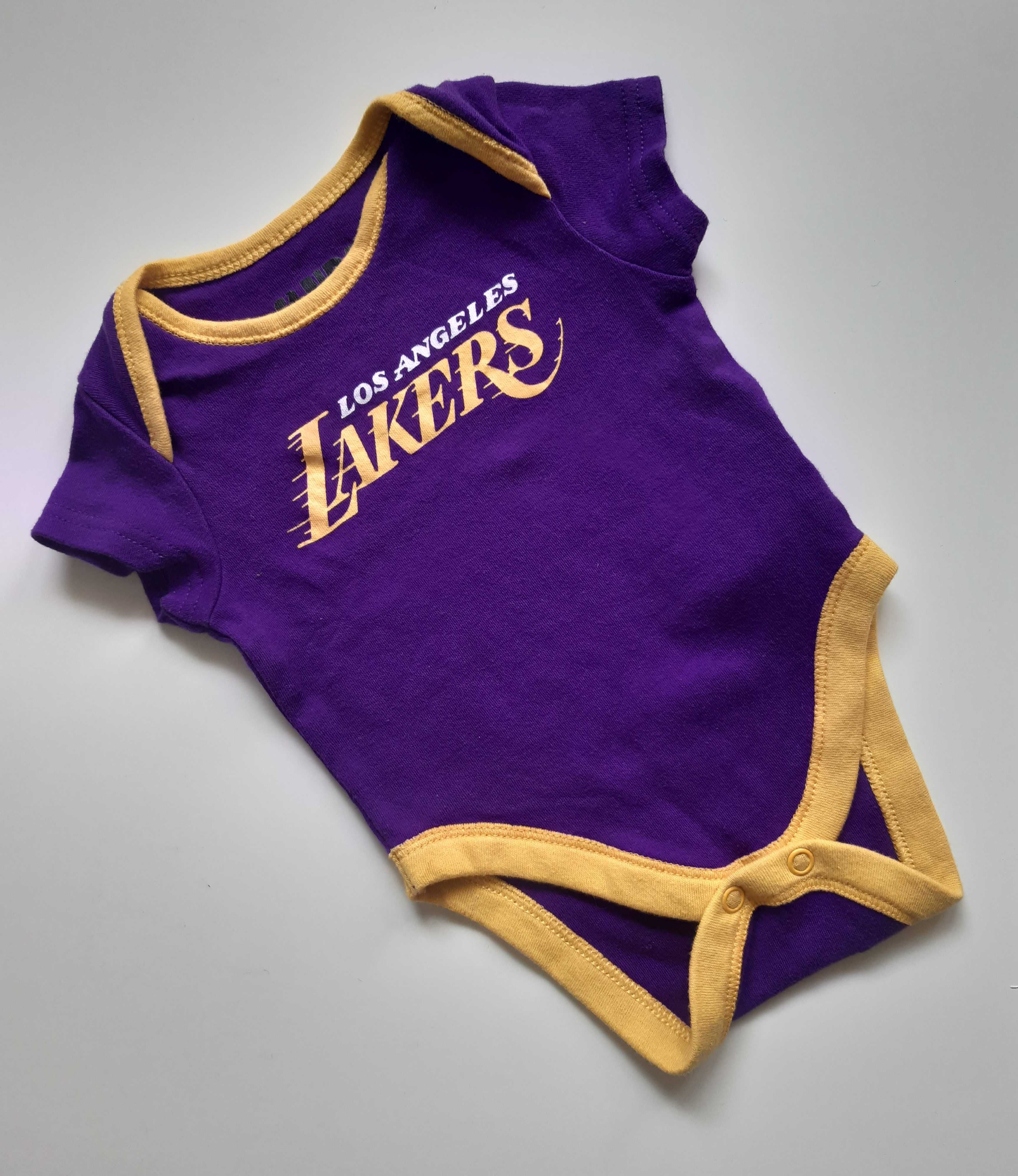 Спортивный боди на новорожденного мальчика 0-3 мес. nba lakers primark