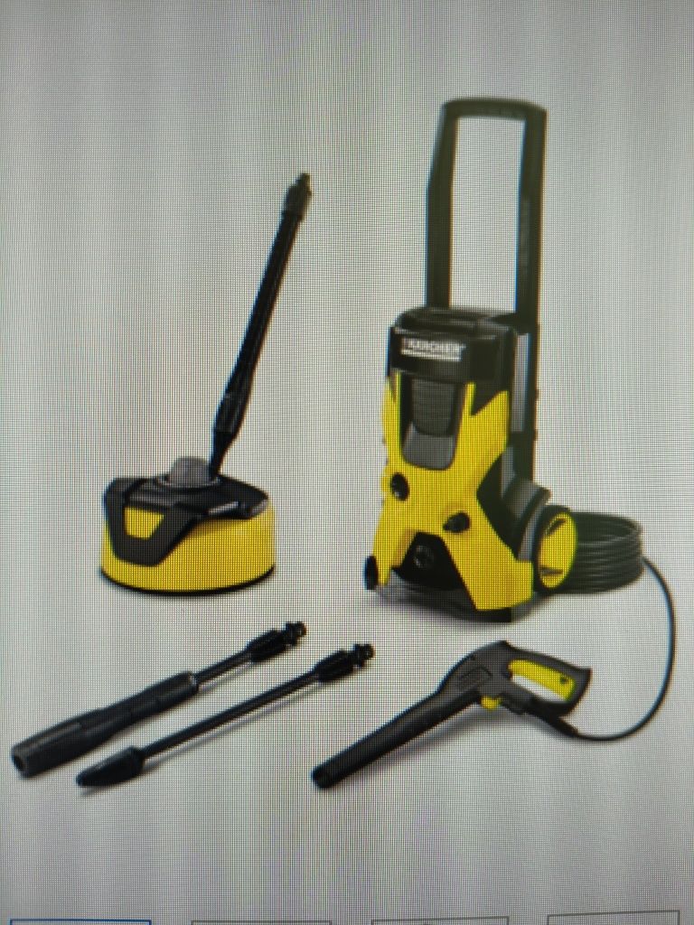 Myjka ciśnieniowa Karcher K5, plus szczotka T5 oraz lanca pianowa FJ6