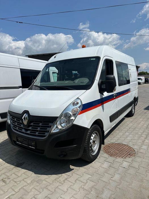 Renault Master 2,3 DCI L2H2 Brygadówka/Doka/7osób/2017r/klima/kamera/