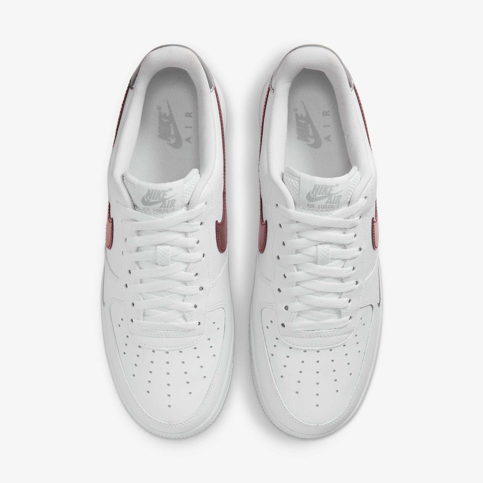 Оригінальні кросівки Nike Air Force 1 'White Red Grey FD0654-100
