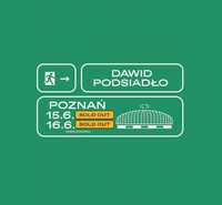 4 BILETY na koncert Dawida Podsiadło PŁYTA 15.06.2024 Poznań Enea