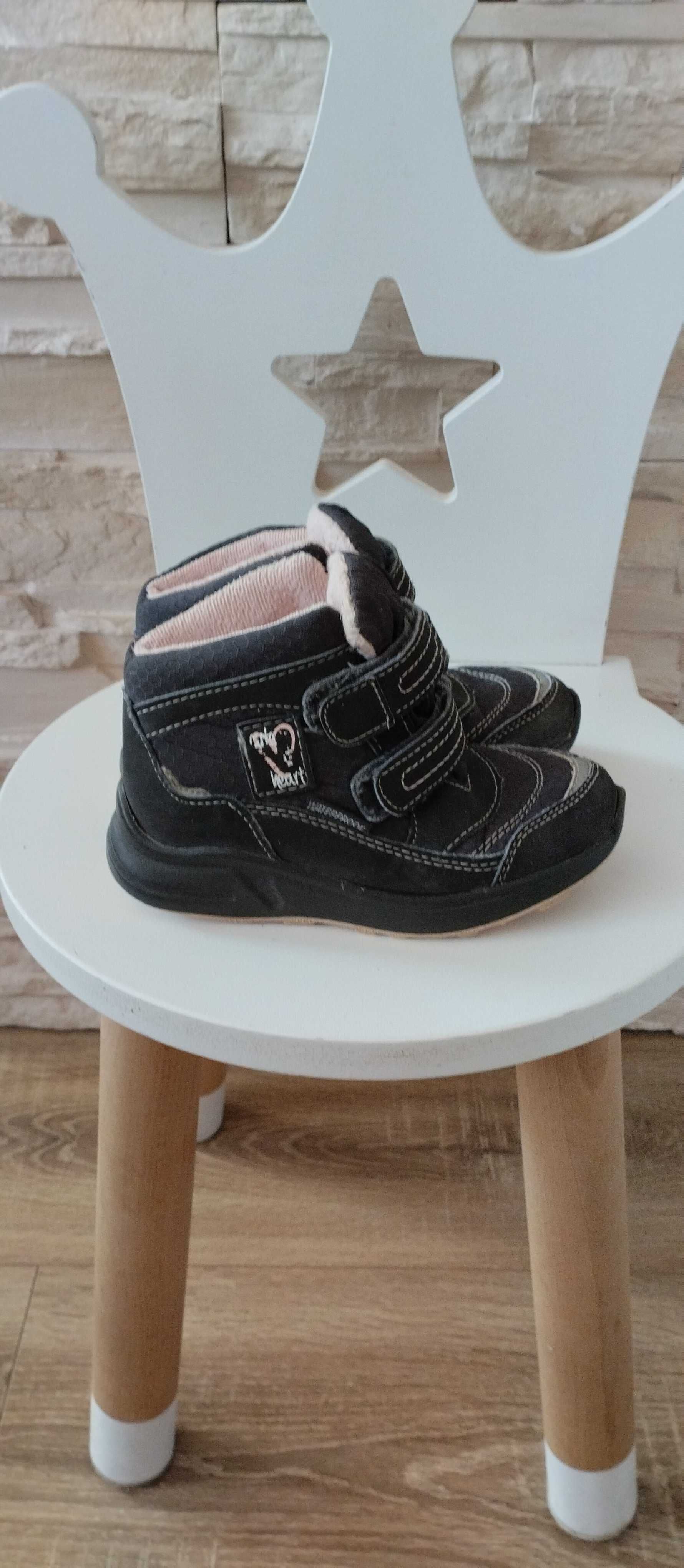 Buty zimowe śniegowce dla dziewczynki ciepłe wodoodporne r.26 Lupilu