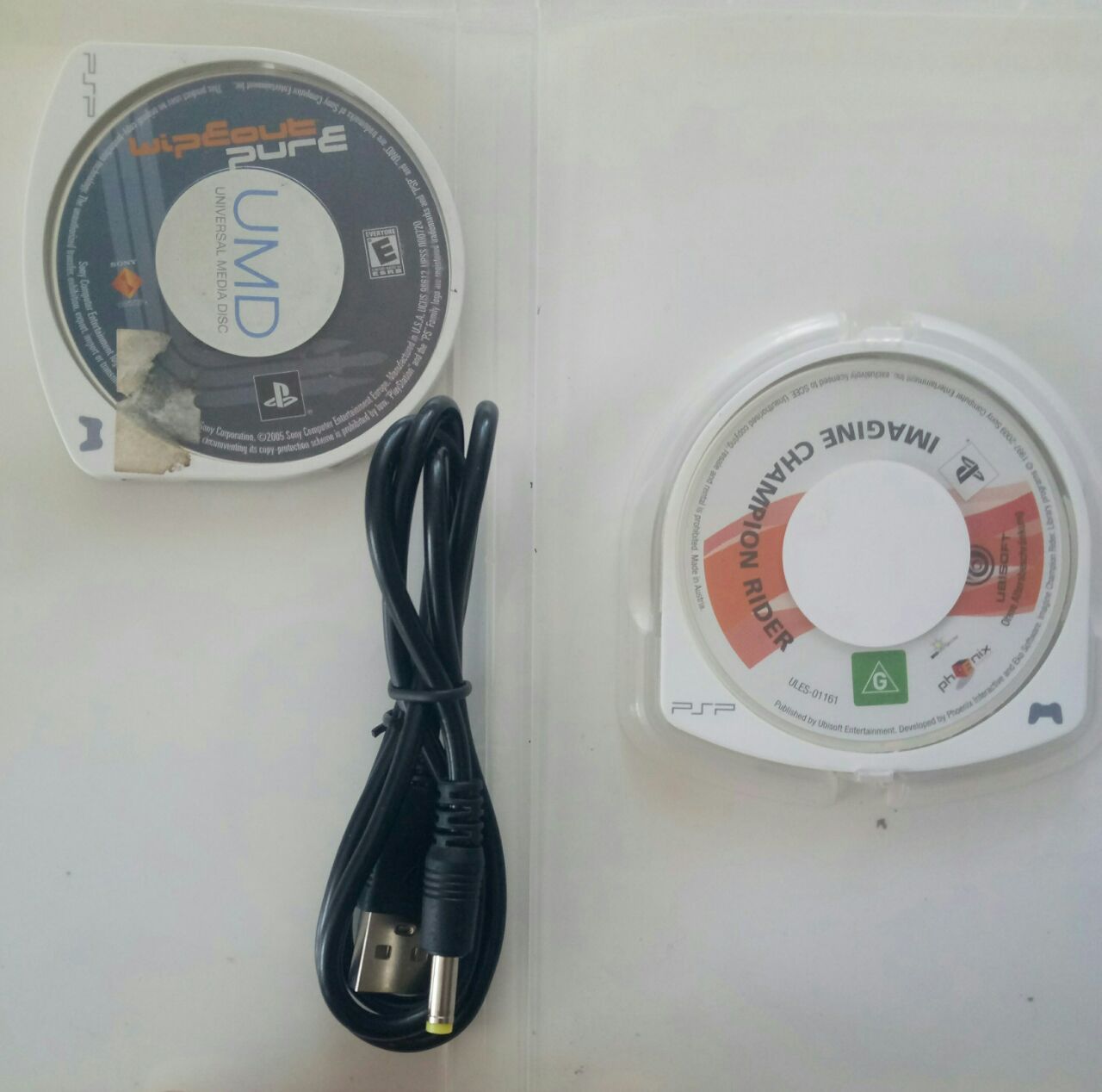 2 диски для psp і зарядний кабель
