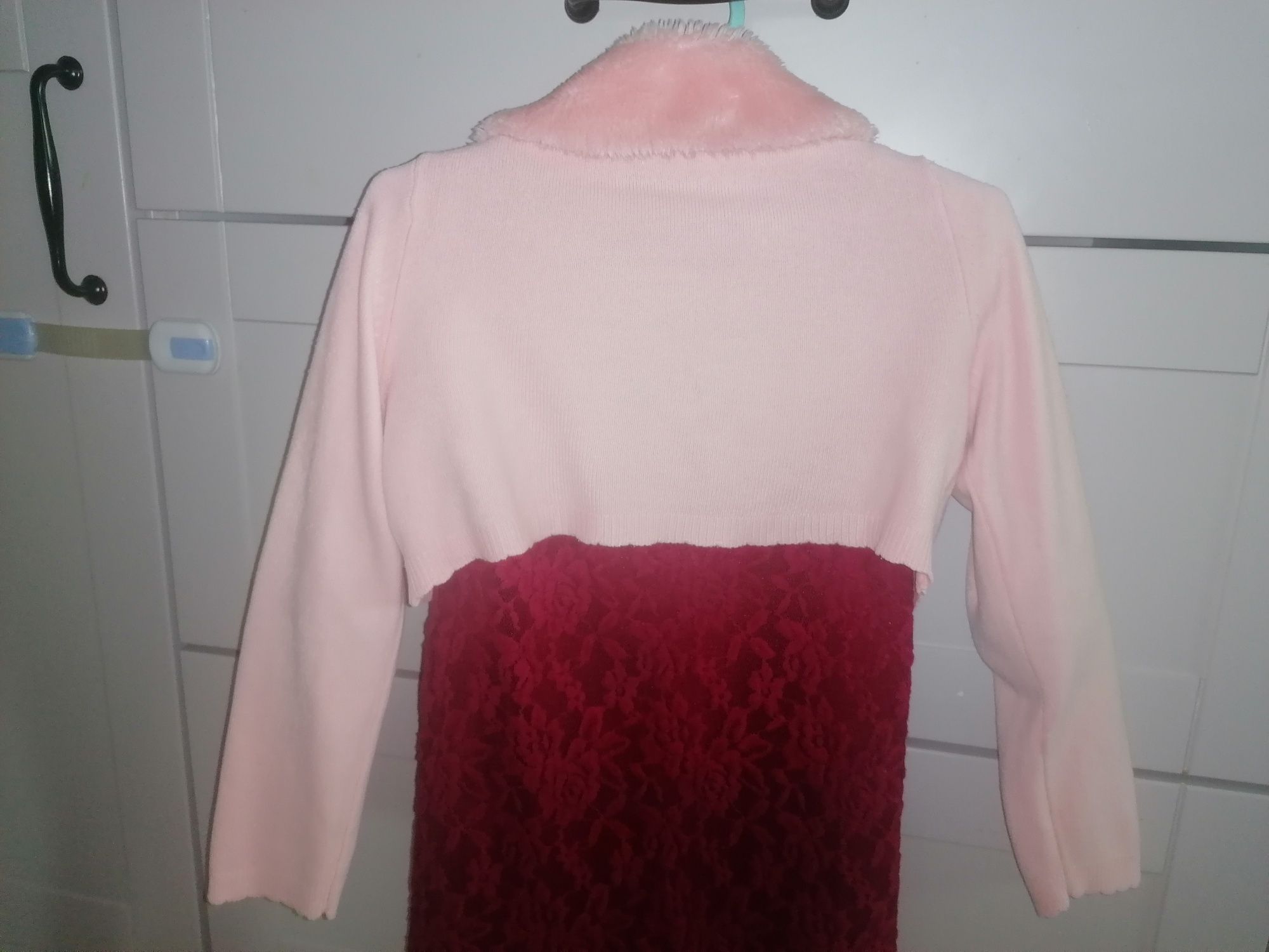 Elegancki sweterek do sukienki r. 110 4-5 lat