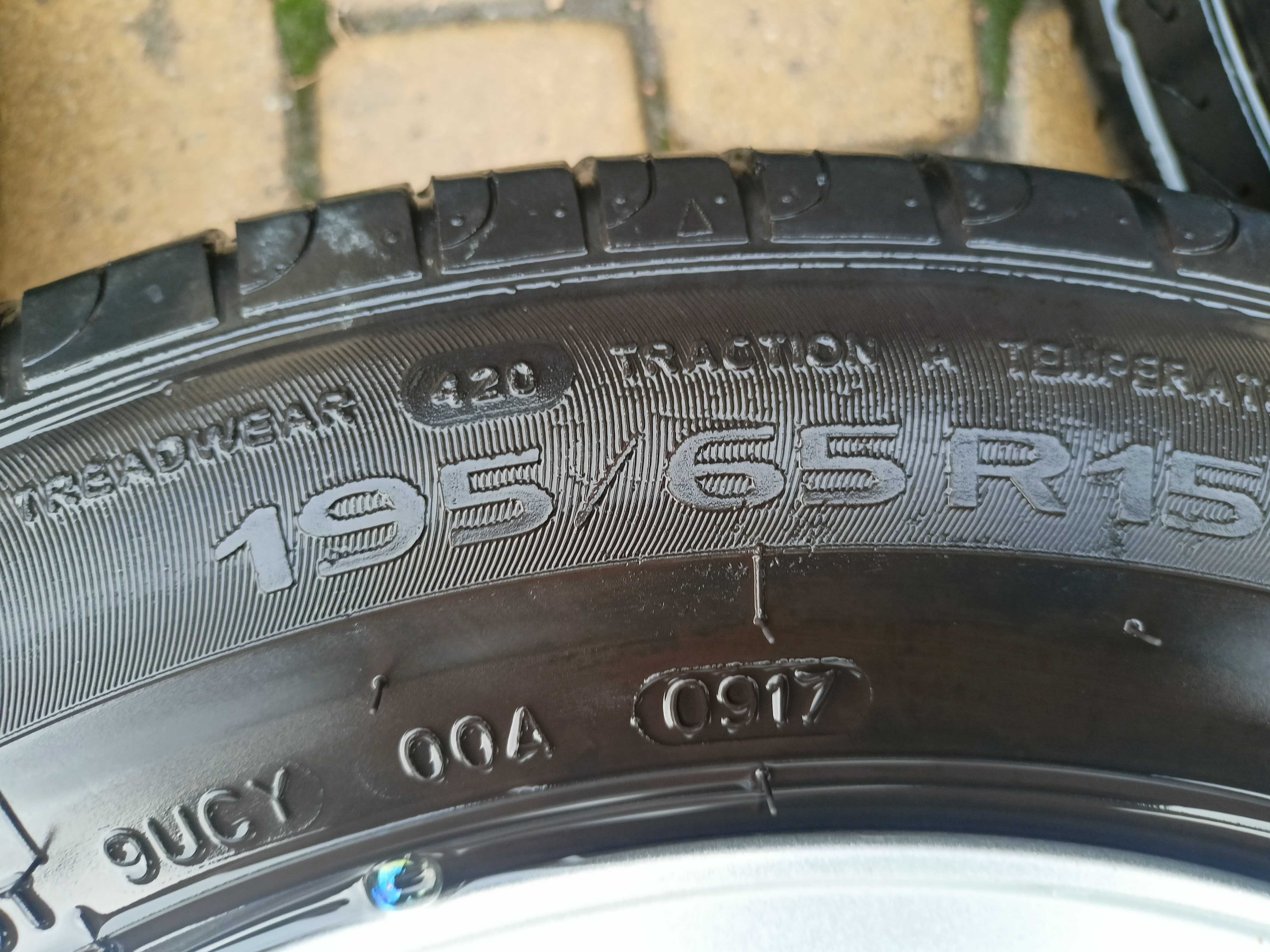 Koła aluminiowe z oponami OPEL 195/65R15 5X110