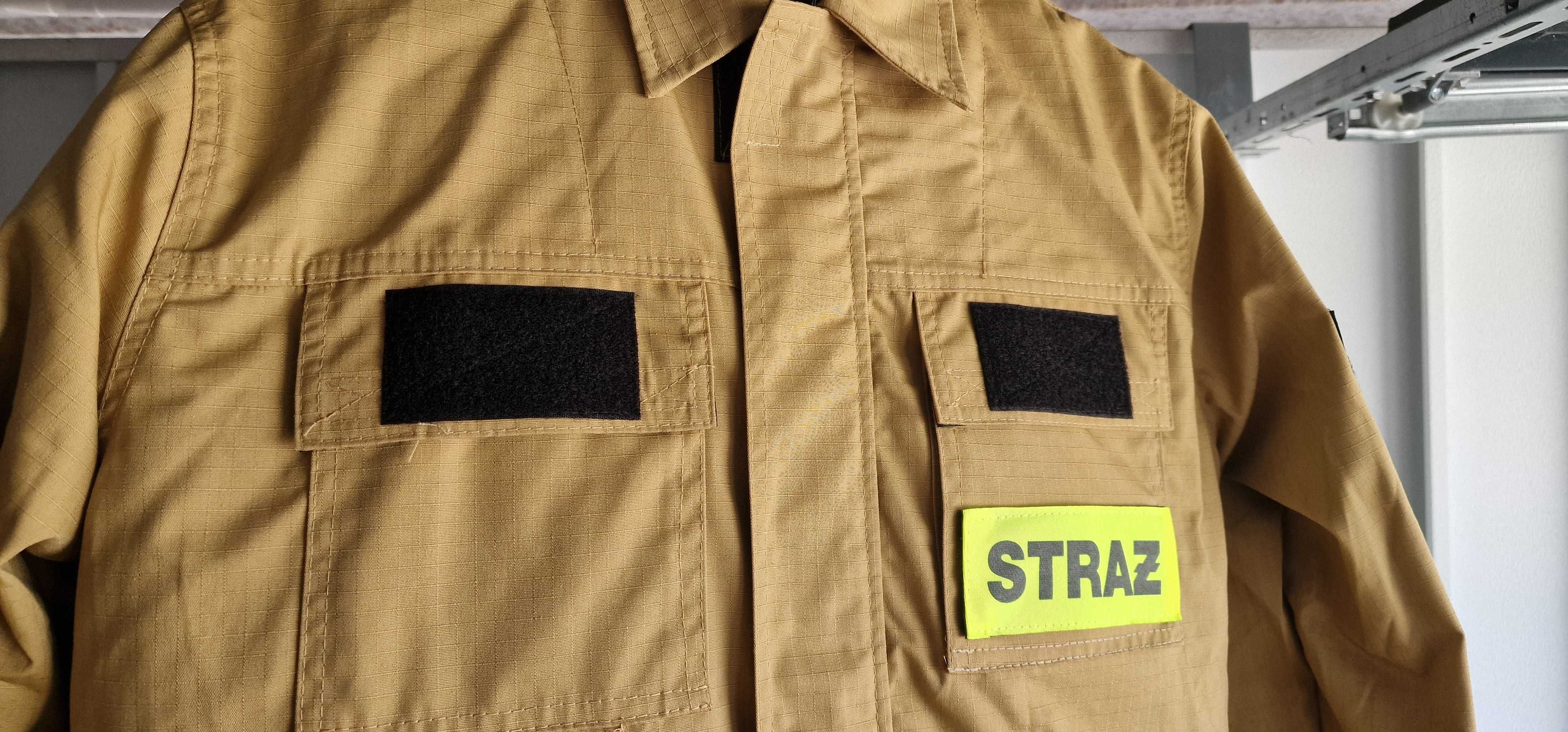 STRAŻ Ubranie koszarowe Koszarówka piaskowa Rozm. L/XL