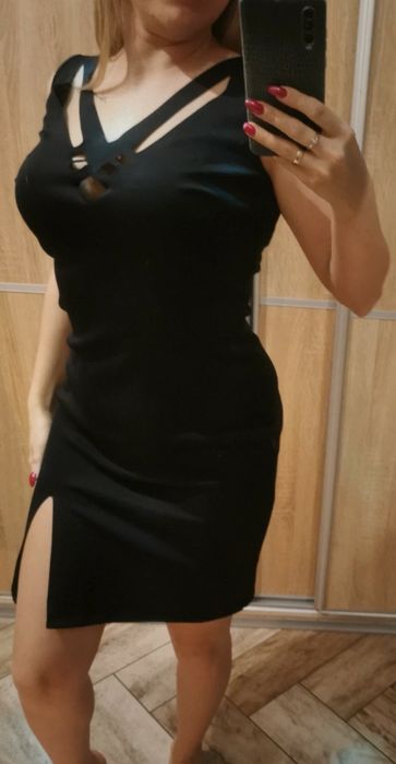 Nowa czarna sukienka bonprix rozmiar 38