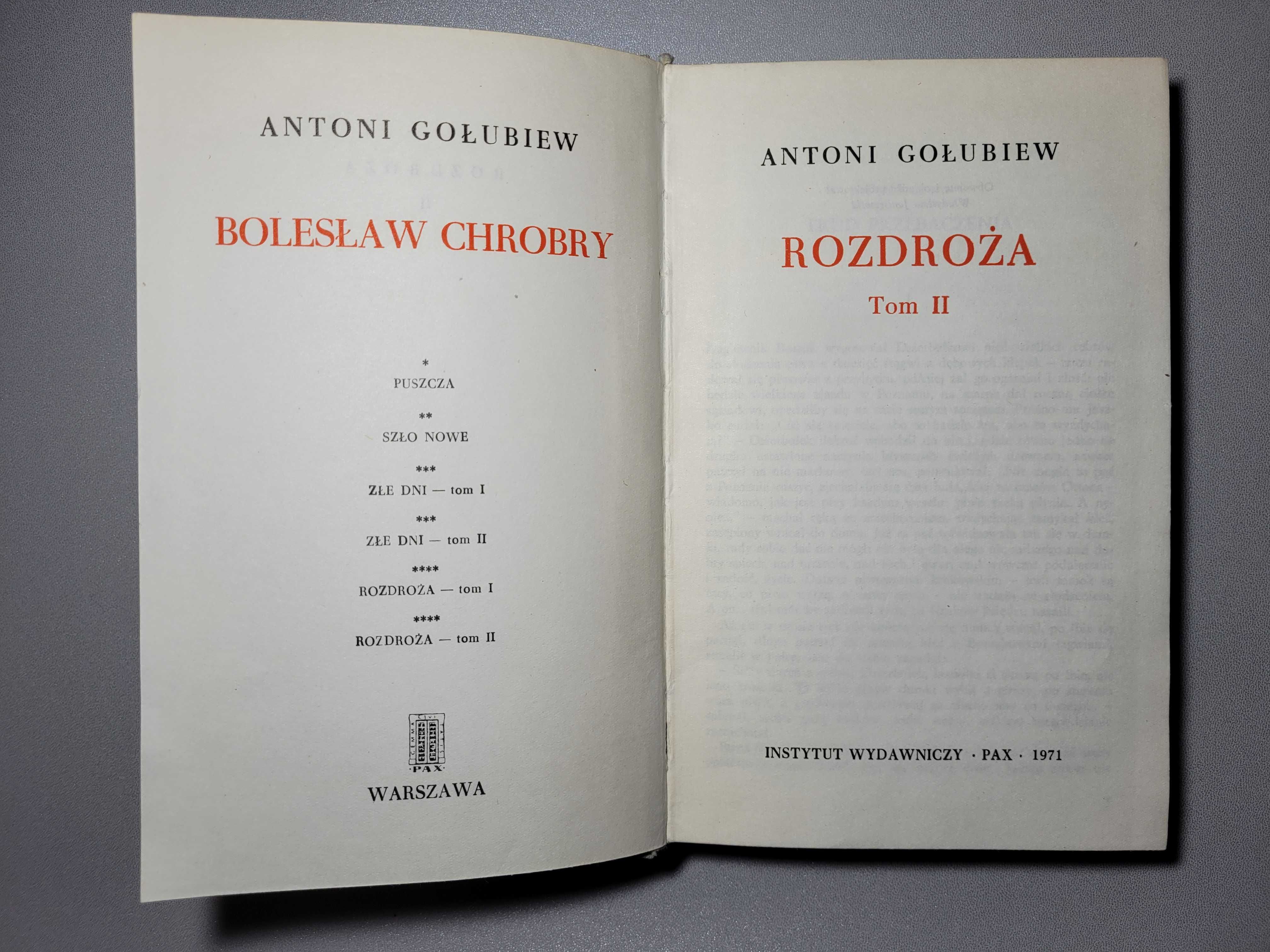 Bolesław Chrobry - Antoni Gołubiew Pax Warszawa 1970r. - 6 części