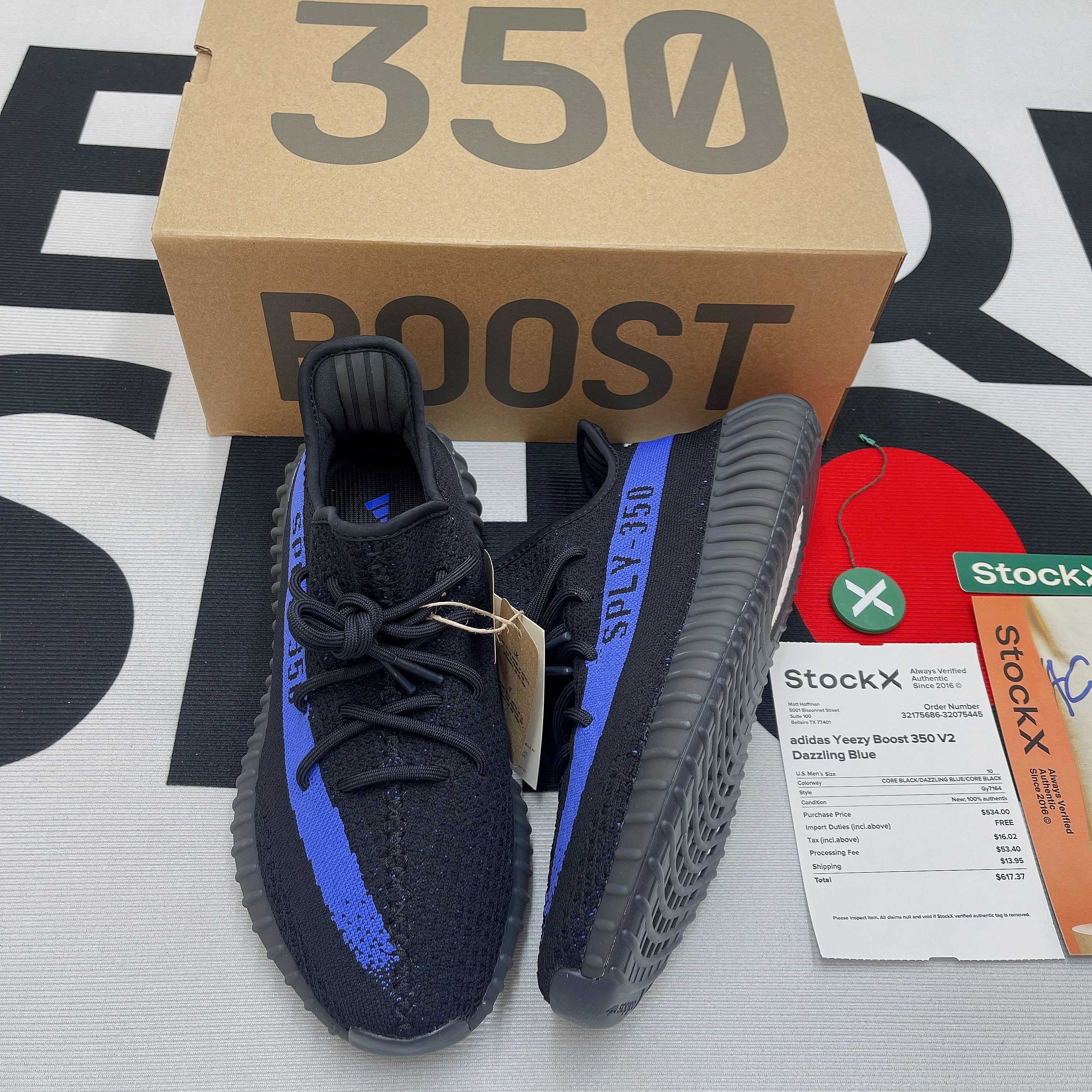 Buty Adidas & Yeezy 350 V2 Dazzling Blue (36-48)