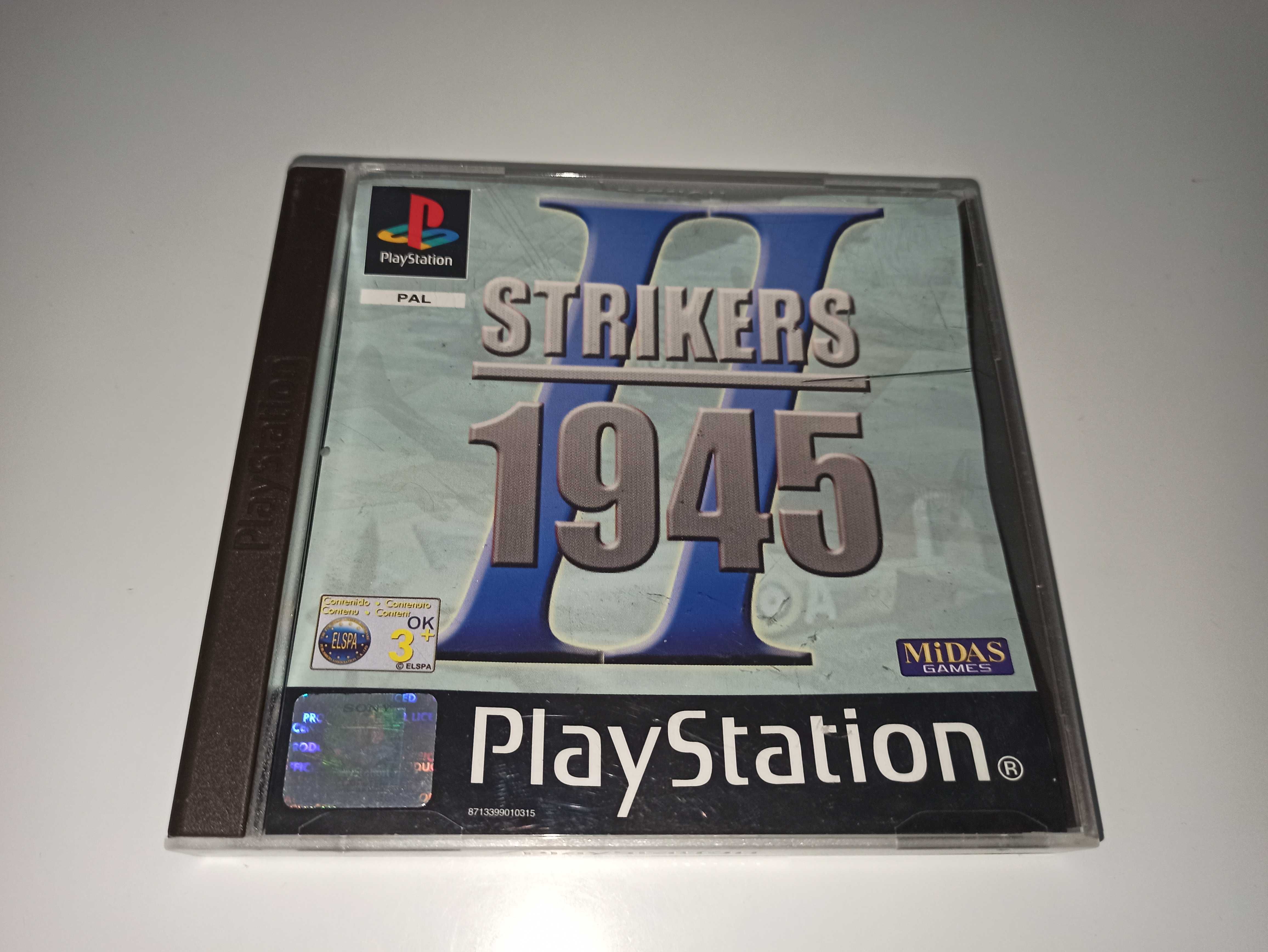 sony psx psone STRIKERS 1945 II samoloty strzelanka z automatów